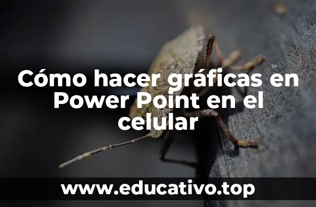 Cómo hacer gráficas en Power Point en el celular
