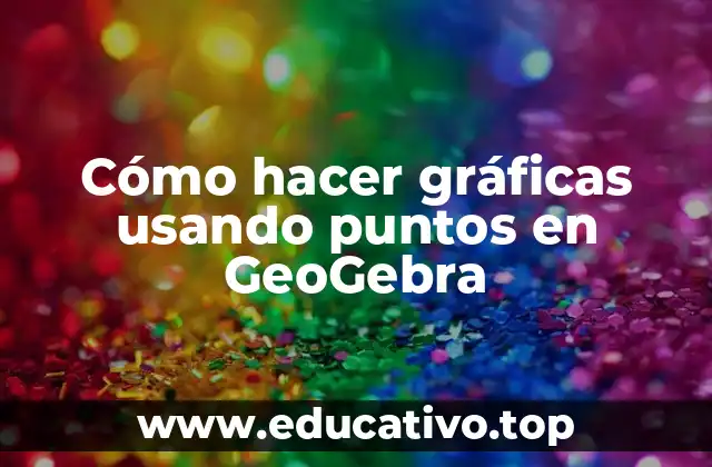 Cómo hacer gráficas usando puntos en GeoGebra