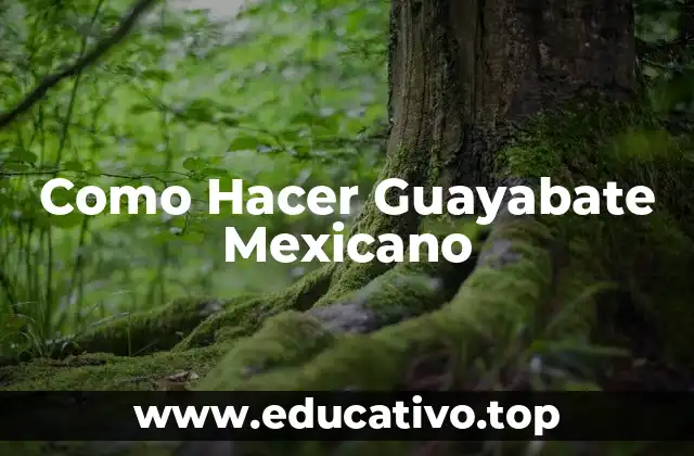 Como Hacer Guayabate Mexicano