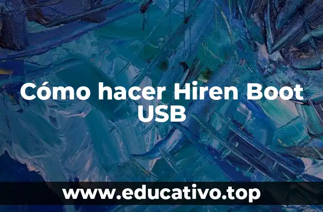 Cómo hacer Hiren Boot USB