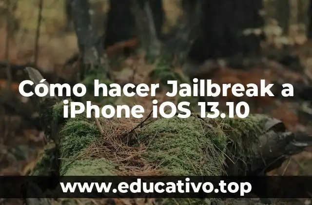Cómo hacer Jailbreak a iPhone iOS 13.10