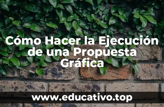 Cómo Hacer la Ejecución de una Propuesta Gráfica