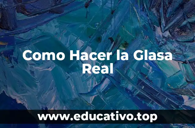 Como Hacer la Glasa Real