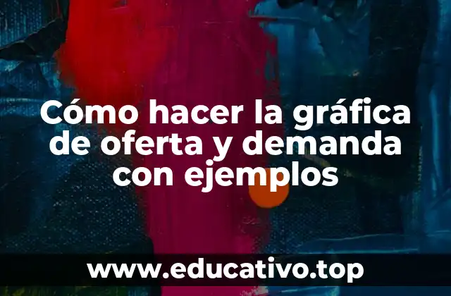 Cómo hacer la gráfica de oferta y demanda con ejemplos