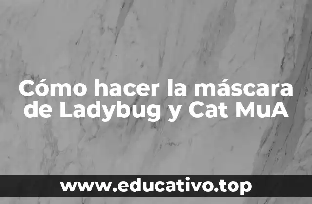 Cómo hacer la máscara de Ladybug y Cat MuA