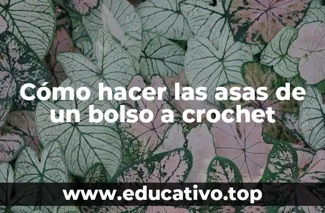 Cómo hacer las asas de un bolso a crochet