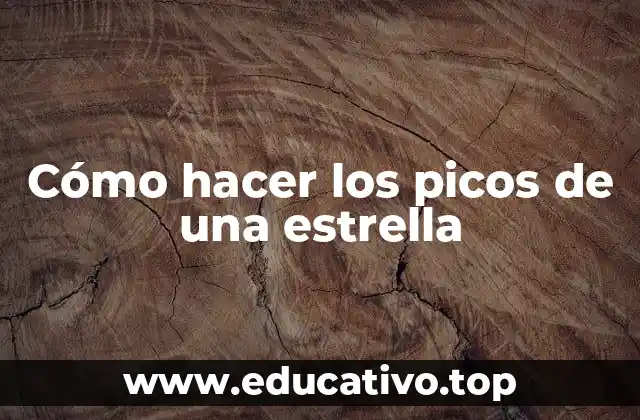 Cómo hacer los picos de una estrella