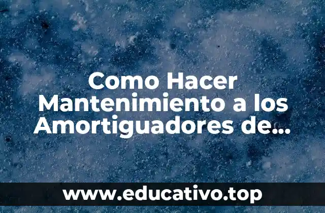 Como Hacer Mantenimiento a los Amortiguadores de Motos