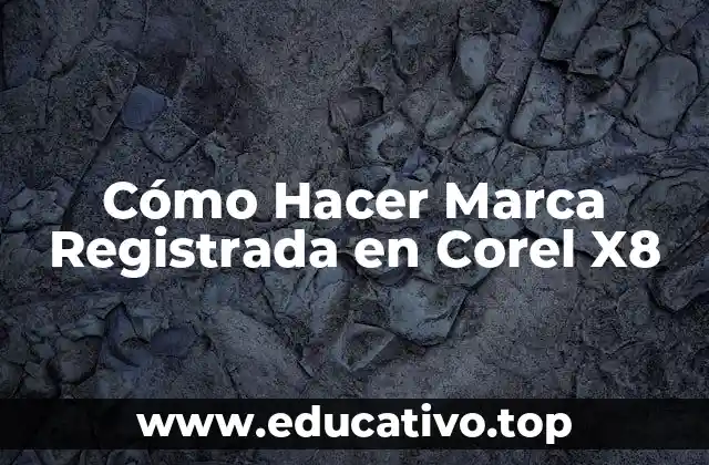 Cómo Hacer Marca Registrada en Corel X8