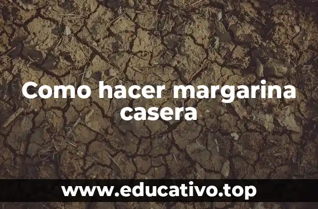Como hacer margarina casera