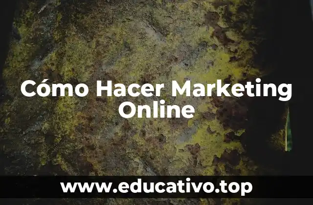 Cómo Hacer Marketing Online