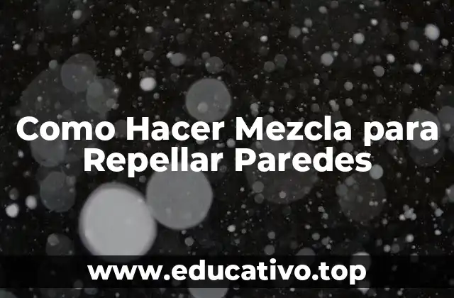 Como Hacer Mezcla para Repellar Paredes