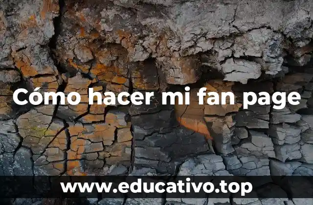 Cómo hacer mi fan page