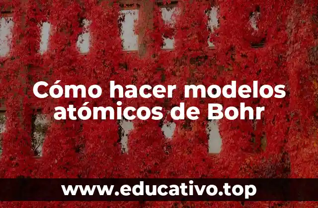 Cómo hacer modelos atómicos de Bohr