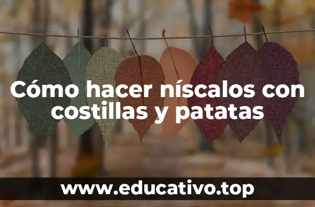 Cómo hacer níscalos con costillas y patatas