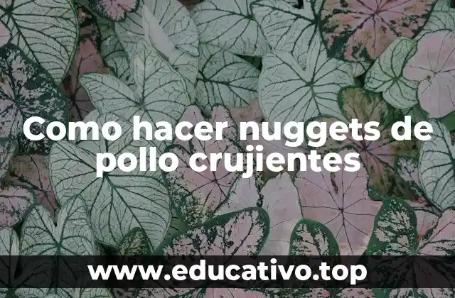 ¿Qué son los nuggets de pollo crujientes y para qué sirven?