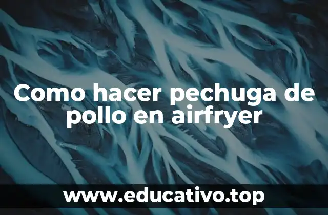 Como hacer pechuga de pollo en airfryer
