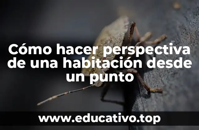 Cómo hacer perspectiva de una habitación desde un punto