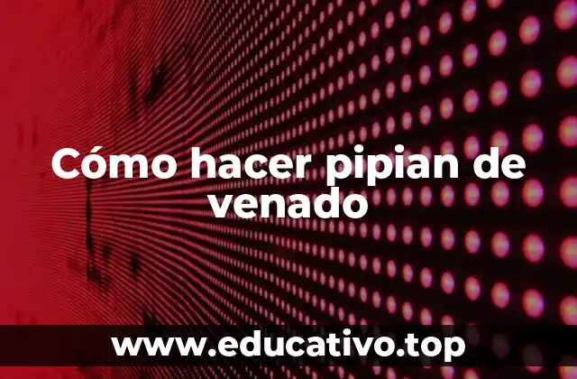 Cómo hacer pipian de venado