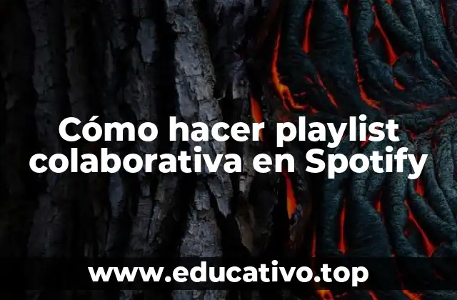 Cómo hacer playlist colaborativa en Spotify