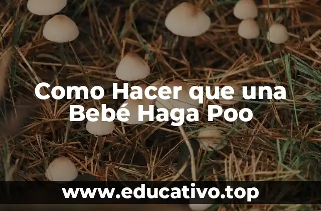 Como Hacer que una Bebé Haga Poo
