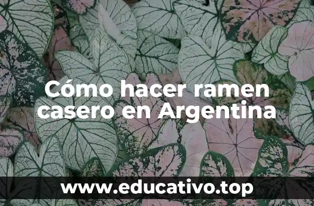 Cómo hacer ramen casero en Argentina