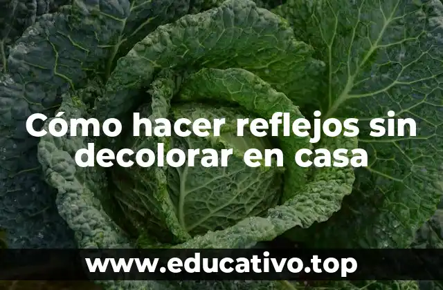 Cómo hacer reflejos sin decolorar en casa