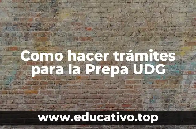 Como hacer trámites para la Prepa UDG