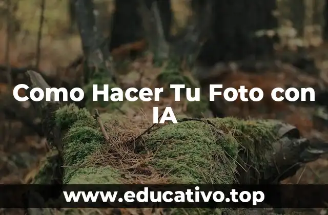 Como Hacer Tu Foto con IA