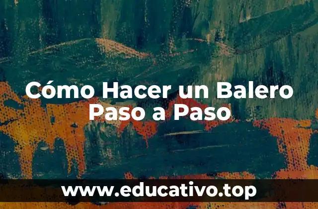 Cómo Hacer un Balero Paso a Paso