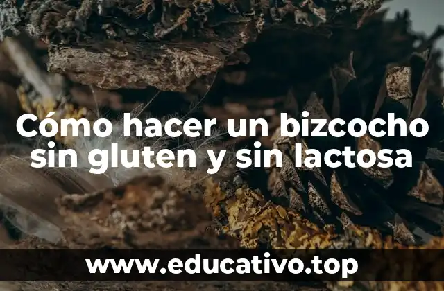Cómo hacer un bizcocho sin gluten y sin lactosa