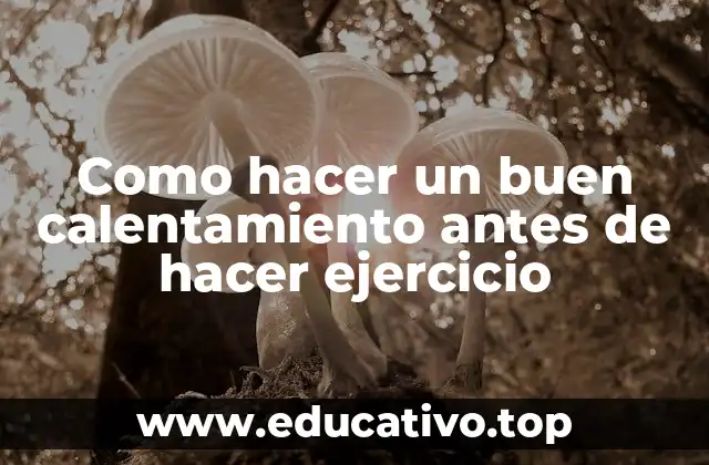 ¿Qué es un calentamiento y para qué sirve?