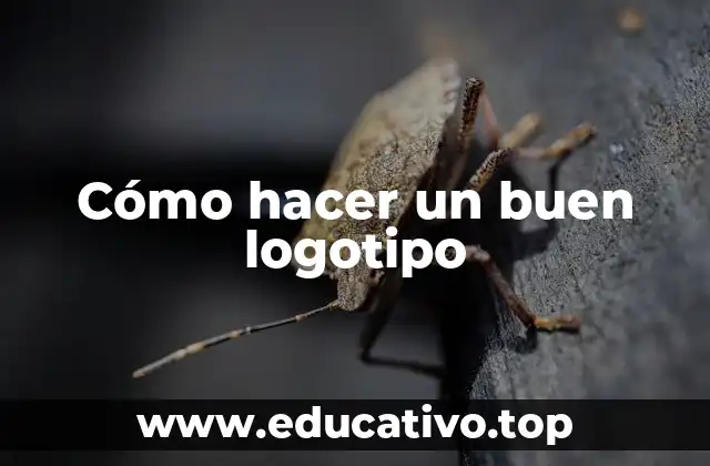 Cómo hacer un buen logotipo
