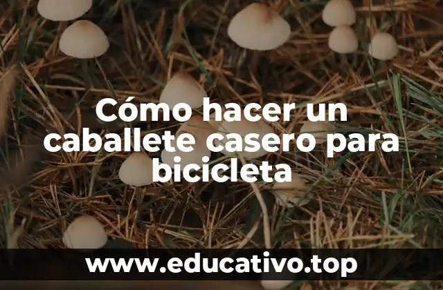 Cómo hacer un caballete casero para bicicleta