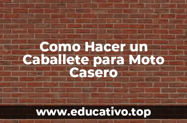 Como Hacer un Caballete para Moto Casero