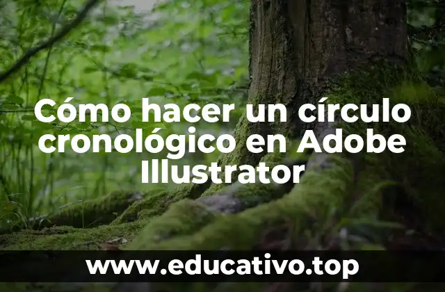 Cómo hacer un círculo cronológico en Adobe Illustrator