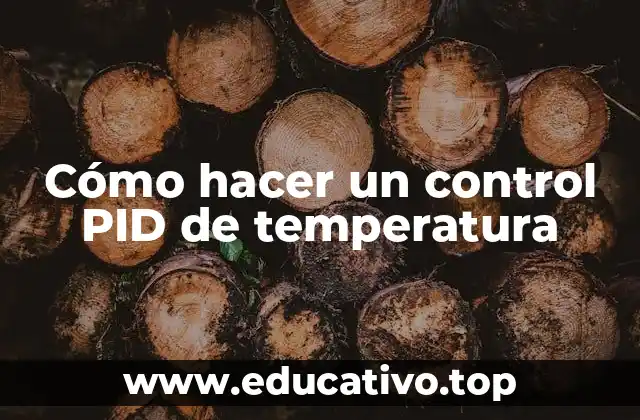 Cómo hacer un control PID de temperatura