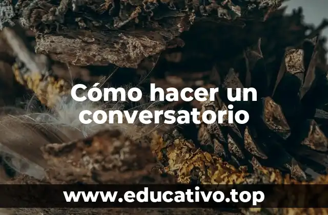 Cómo hacer un conversatorio