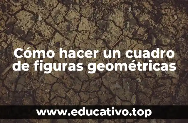Cómo hacer un cuadro de figuras geométricas