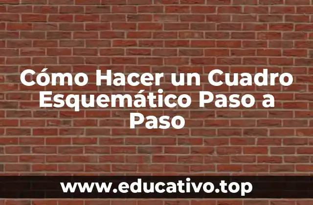 Cómo Hacer un Cuadro Esquemático Paso a Paso