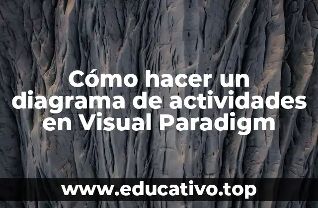 Cómo hacer un diagrama de actividades en Visual Paradigm