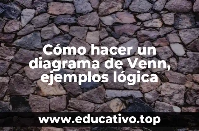 Cómo hacer un diagrama de Venn, ejemplos lógica