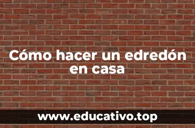 Cómo hacer un edredón en casa