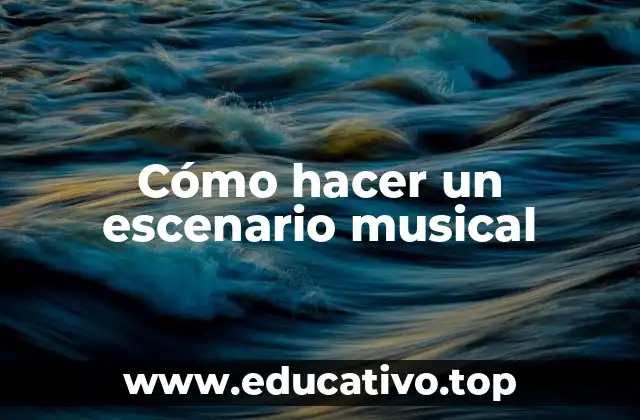 Cómo hacer un escenario musical