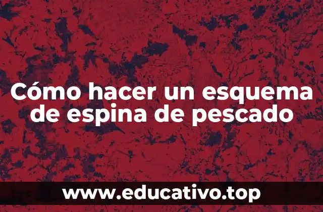 Cómo hacer un esquema de espina de pescado
