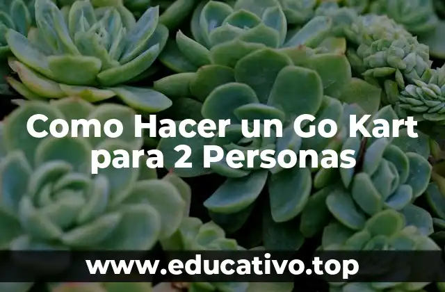 Como Hacer un Go Kart para 2 Personas
