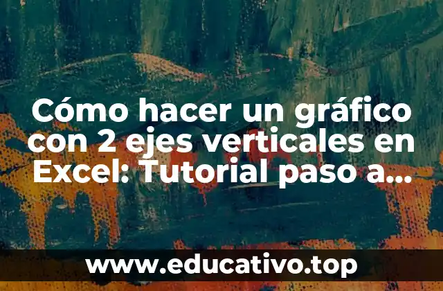 Cómo hacer un gráfico con 2 ejes verticales en Excel: Tutorial paso a paso