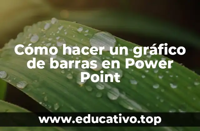 Cómo hacer un gráfico de barras en Power Point