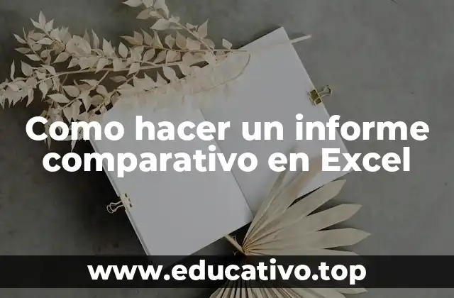 Como hacer un informe comparativo en Excel