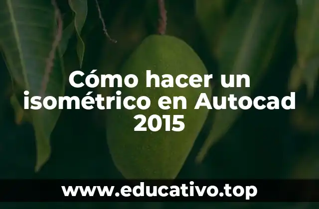 Cómo hacer un isométrico en Autocad 2015